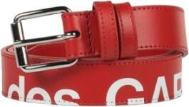 Comme des Garçons Unisex Riem met Groot Logo Zwart Black Unisex