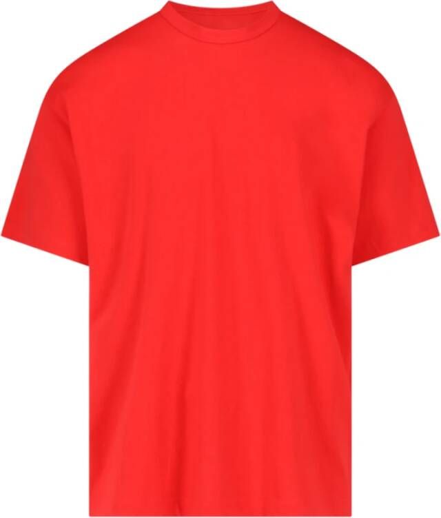 Comme des Garçons Rode T-shirts en Polos voor Heren Rood Heren