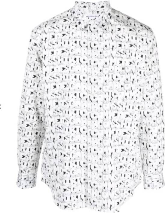 Comme des Garçons Overhemd Art Fhb029 1 100% Katoen White Heren