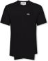 Comme des Garçons Asymmetrisch T-shirt uit de Comme Des Garcons Shirt X Lacoste Collectie Asymmetrisch T-shirt van Lacoste samenwerking Black Gray White Heren - Thumbnail 1