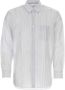 Comme des Garçons Stijlvolle Geborduurde Cupro Shirt White Heren - Thumbnail 1