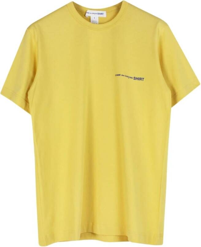 Comme des Garçons T-Shirts Yellow Heren