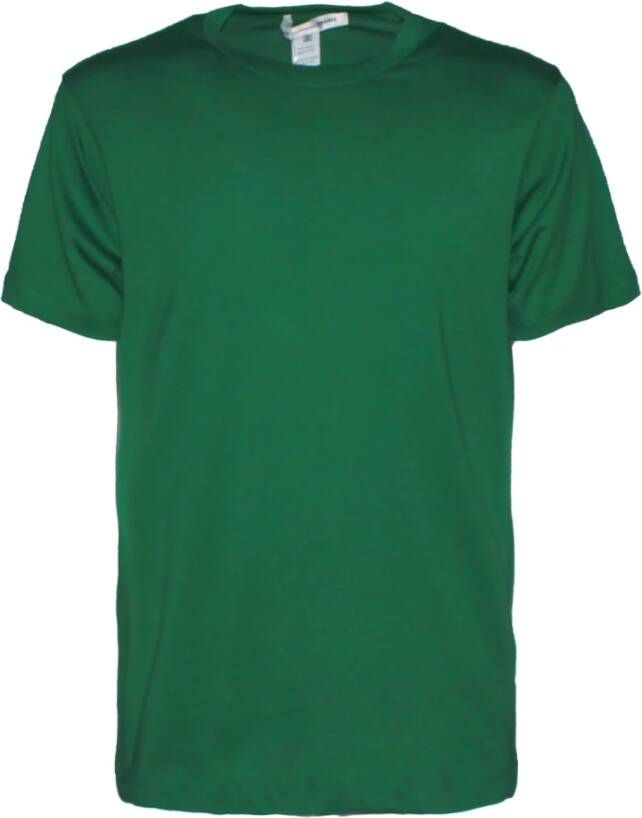 Comme des Garçons Groene Gebreide T-shirt en Polo Green Heren