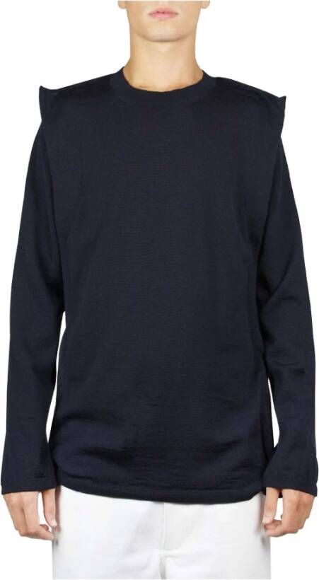 Comme des Garçons Trui met ronde hals Blauw Heren