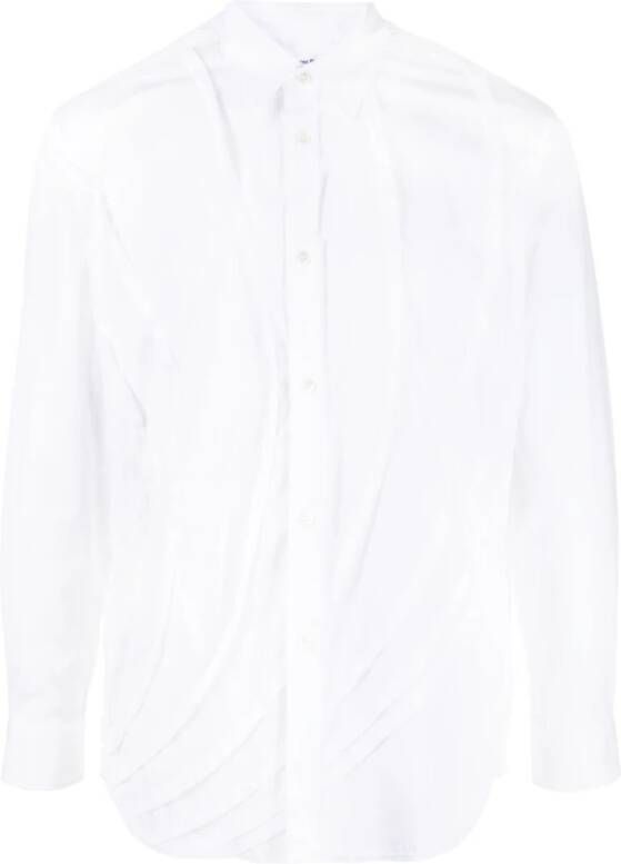 Comme des Garçons Witte Katoenen Overhemd voor Heren White Heren