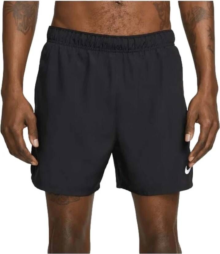 Nike Challenger Dri-FIT hardloopshorts met binnenbroek voor heren (13 cm) Zwart
