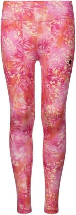 Converse Leggings met hoge taille en print met zakken Multicolor Dames - Foto 3
