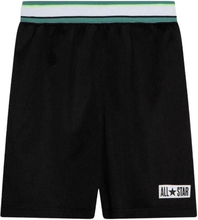 Converse Mesh Bermuda Shorts met fluorescerende details Black Heren