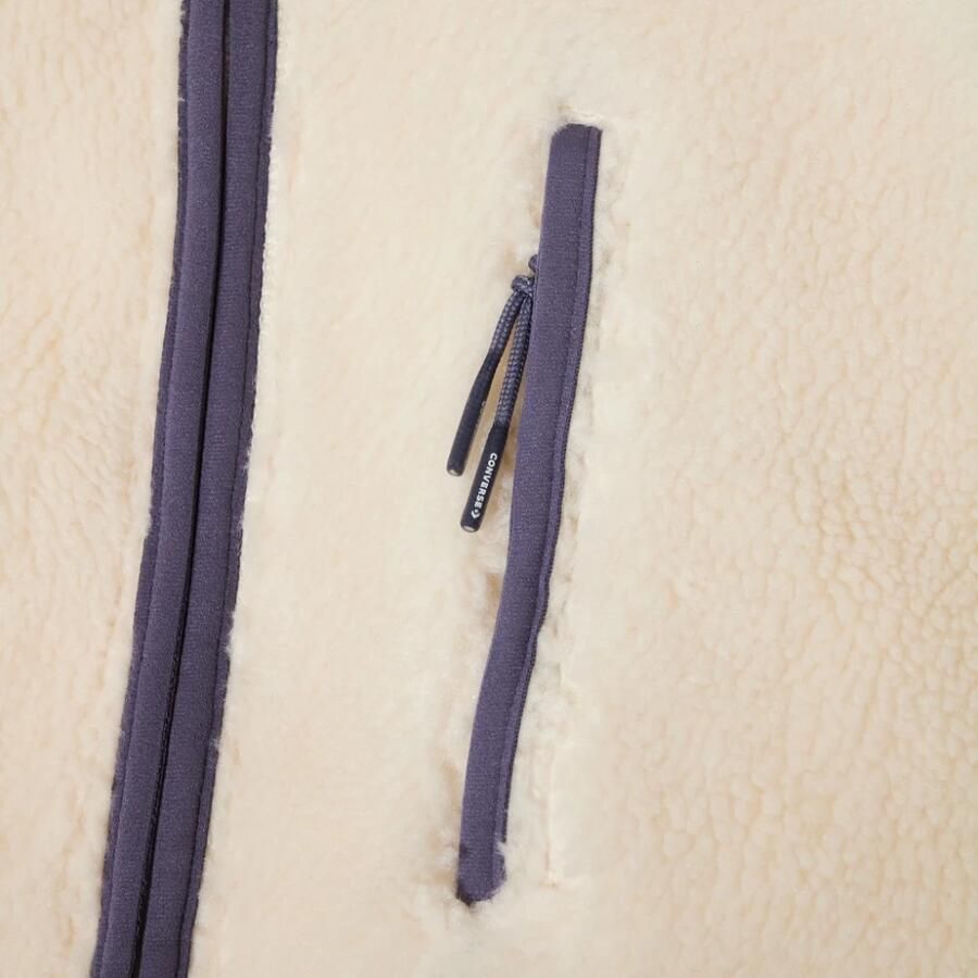 Converse Sherpa Full-Zip Jacket White Dames - Foto 3