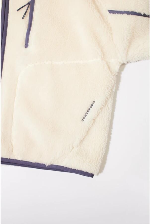 Converse Sherpa Full-Zip Jacket White Dames - Foto 4