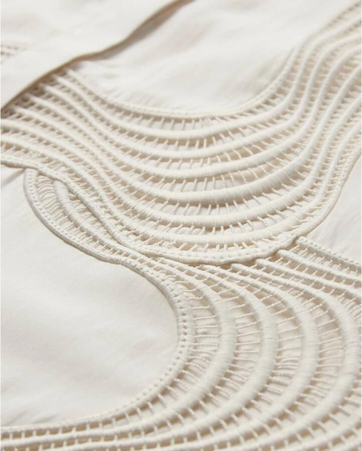 Copenhagen Muse Regular fit blouse met structuurmotief model 'MOLLY'