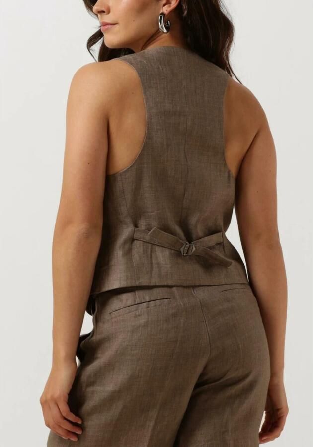 Copenhagen Muse Bruin Gilet Stijlvolle Outfit Touch Brown Dames - Foto 2