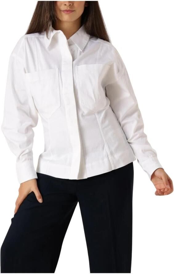 Copenhagen Muse Elegante Witte Blouse voor Vrouwen White Dames - Foto 7