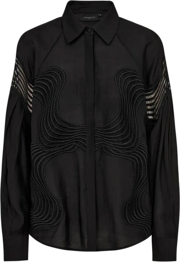 Copenhagen Muse Relaxed fit blouse met platte kraag model 'MOLLY' - Foto 5