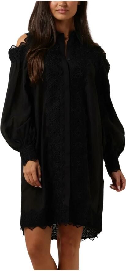 Copenhagen Muse Elegante Zwarte Midi Jurk Black Dames - Foto 7