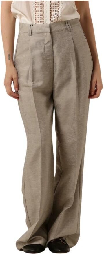 Copenhagen Muse Viscose bandplooi pantalon Cilly beige - Foto 3
