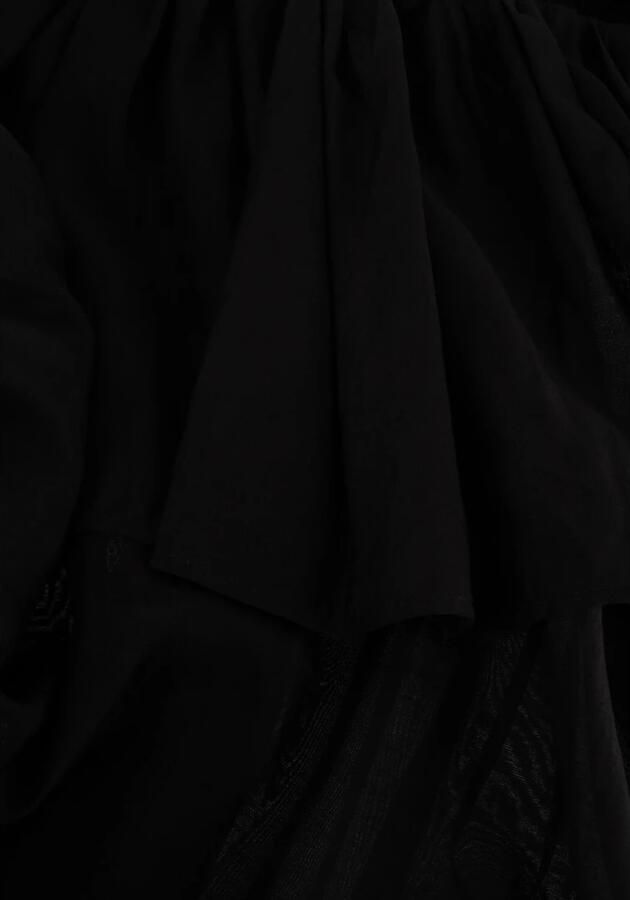 Copenhagen Muse Off-Shoulder Zwarte Jurk met Split Black Dames