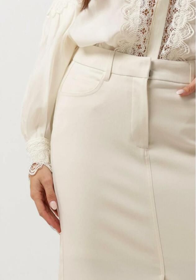Copenhagen Muse Elegante Tailor Rok Jet Stream White Dames