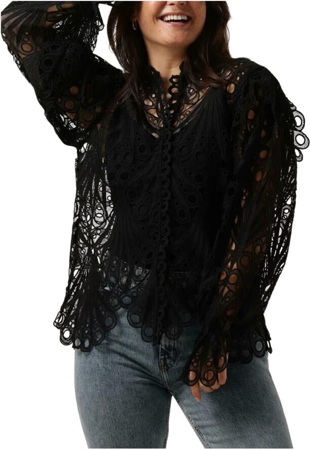 COPENHAGEN MUSE Dames Blouses Cnmoonlight-blouse Zwart