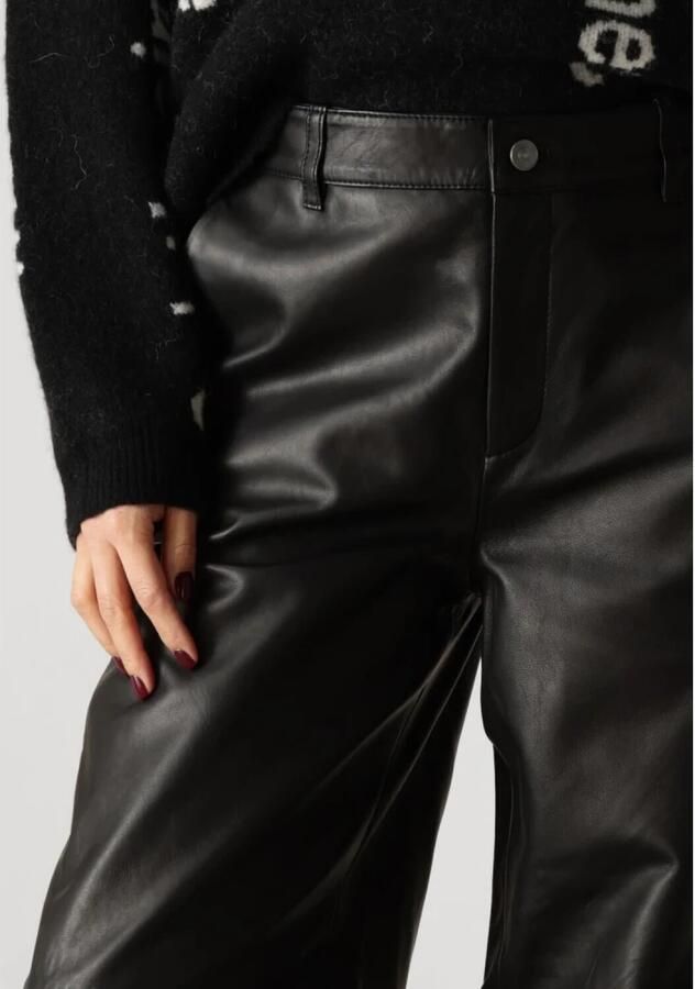 Copenhagen Muse Zwarte Leren Broeken voor Vrouwen Black Dames