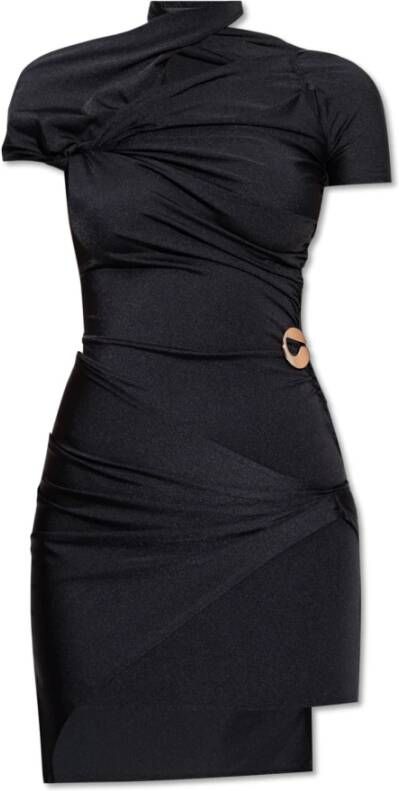 Coperni Asymmetrische jurk Zwart Dames