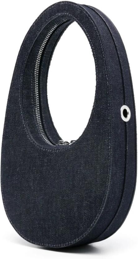 Coperni Crossbody bags Denim Mini Swipe Bag in blauw - Foto 4
