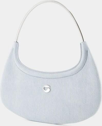 Coperni Crossbody bags Ring Swipe Shoulder Bag Denim Blue in blauw - Foto 4