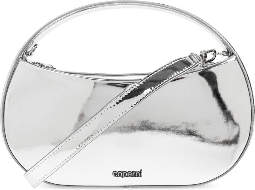 Coperni Hobo bags Mini Sound Swipe Crossbody Synthetic Silver in zilver