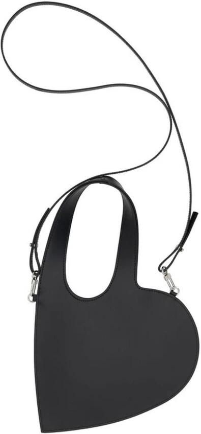 Coperni Hobo bags Baby Heart Crossbody Leather Black in zwart - Foto 12