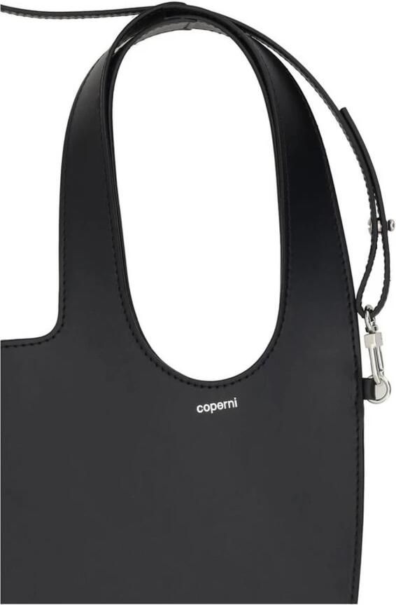 Coperni Hobo bags Baby Heart Crossbody Leather Black in zwart - Foto 9