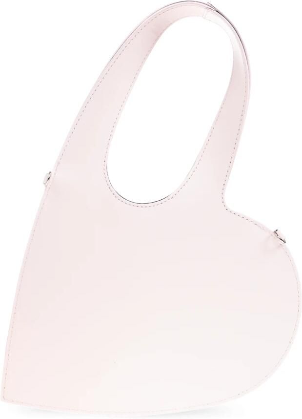 Coperni Hobo bags Baby Heart Crossbody Leather Pink in roze - Foto 5