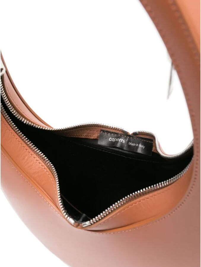 Coperni Ovaalvormige Italiaanse Leren Tas Brown Dames - Foto 2
