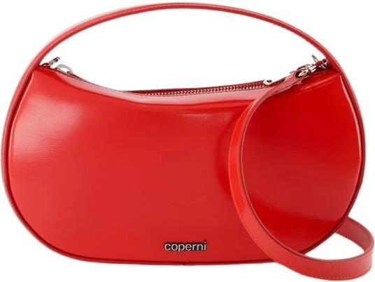Coperni Crossbody bags Small Sound Swipe Bag Leather Red in rood