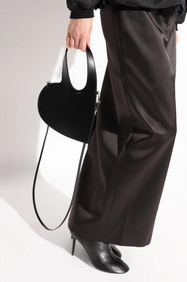 Coperni Hobo bags Baby Heart Crossbody Leather Black in zwart - Foto 5