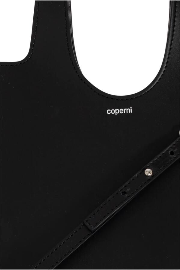 Coperni Hobo bags Baby Heart Crossbody Leather Black in zwart - Foto 6