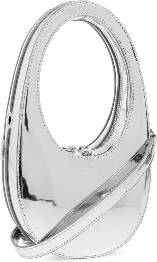 Coperni Hobo bags Mini Swipe Crossbody Synthetic Silver in wit - Foto 6