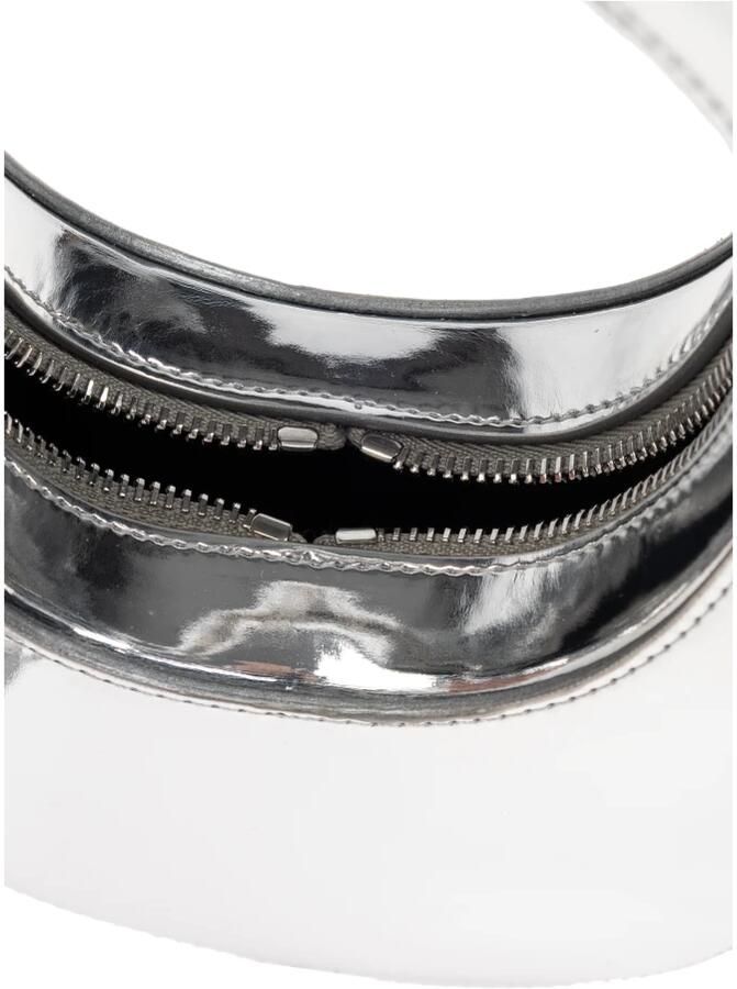 Coperni Hobo bags Mini Swipe Crossbody Synthetic Silver in wit - Foto 2