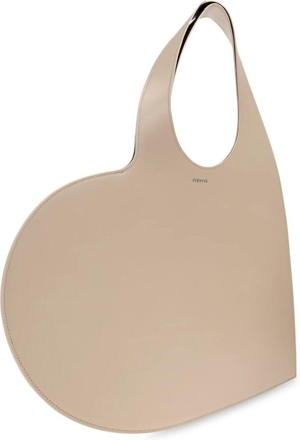 Coperni Shoppers & Totes Heart Shopper Bag Leather Beige in beige - Foto 6