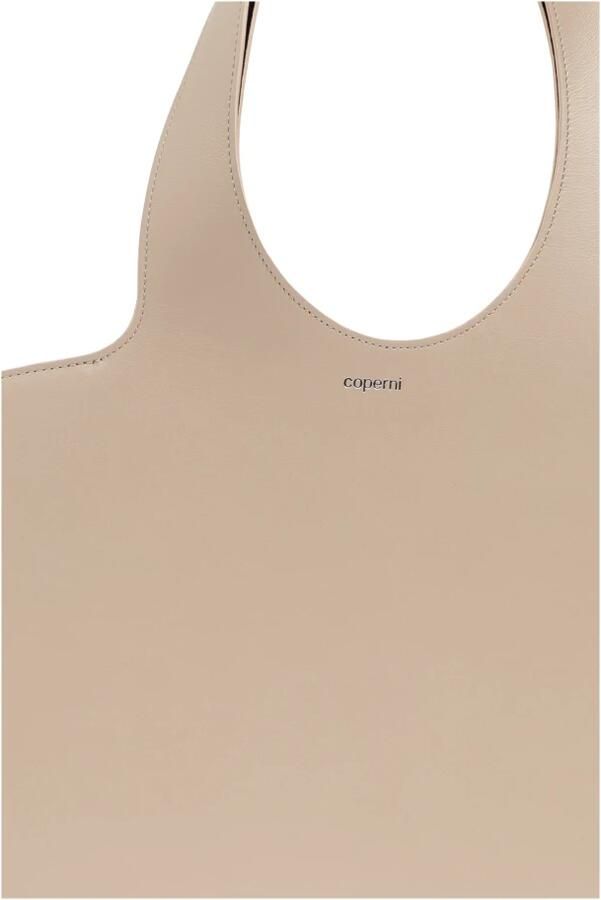 Coperni Shoppers & Totes Heart Shopper Bag Leather Beige in beige - Foto 5