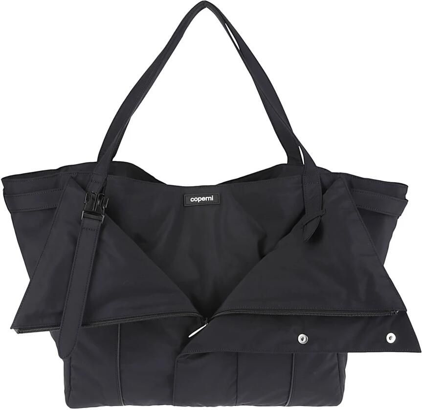Coperni Shoppers & Totes Nylon Double Handle Shopper in zwart