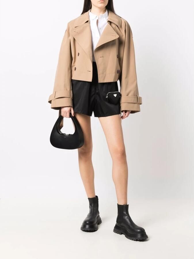 Coperni Hobo bags Baguette Swipe Crossbody Leather Black in zwart - Foto 4