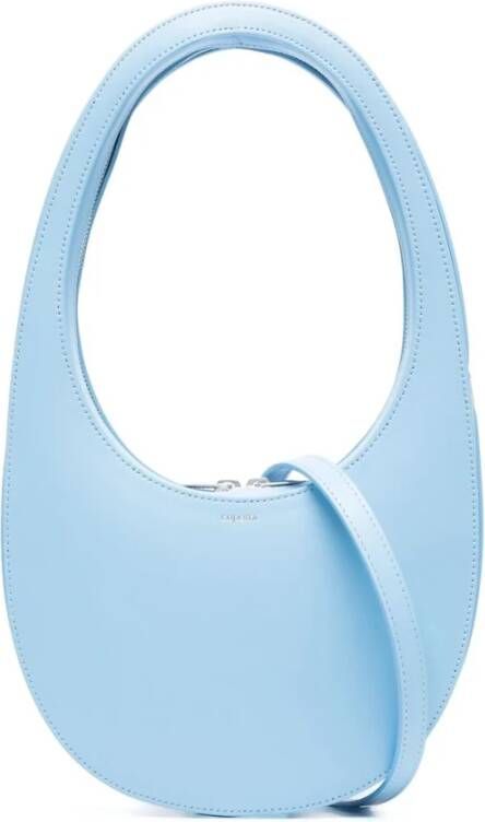 Coperni Heldere Blauwe Leren Tas met Afneembare Band Blauw Dames
