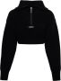 Coperni Zwarte Sweaters met Half Zip Boxy Stijl Black Dames - Thumbnail 1