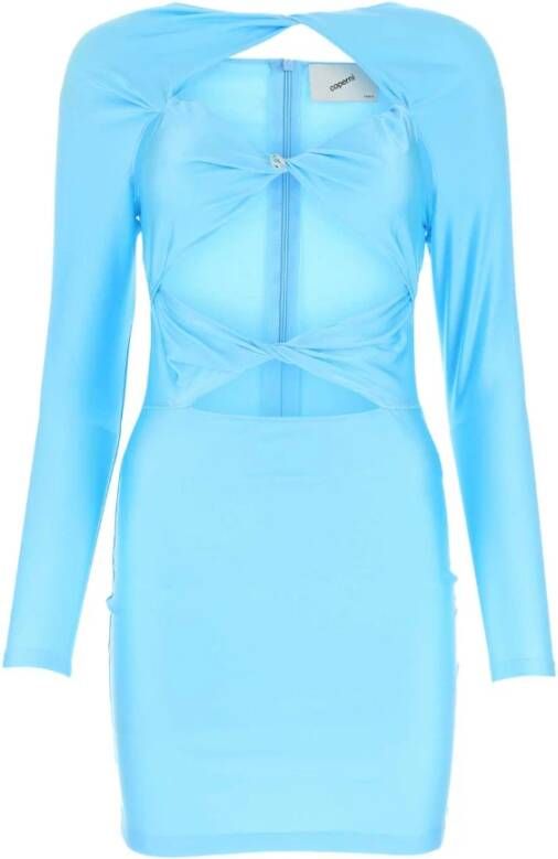 Coperni Lichtblauwe stretch nylon jurk Blauw Dames
