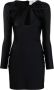 Coperni Zwarte jurk met gedraaide uitsnijding Black Dames - Thumbnail 3
