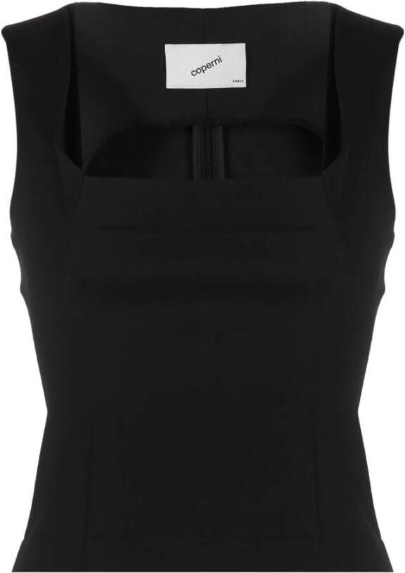 Coperni Sleeveless Tops Zwart Dames