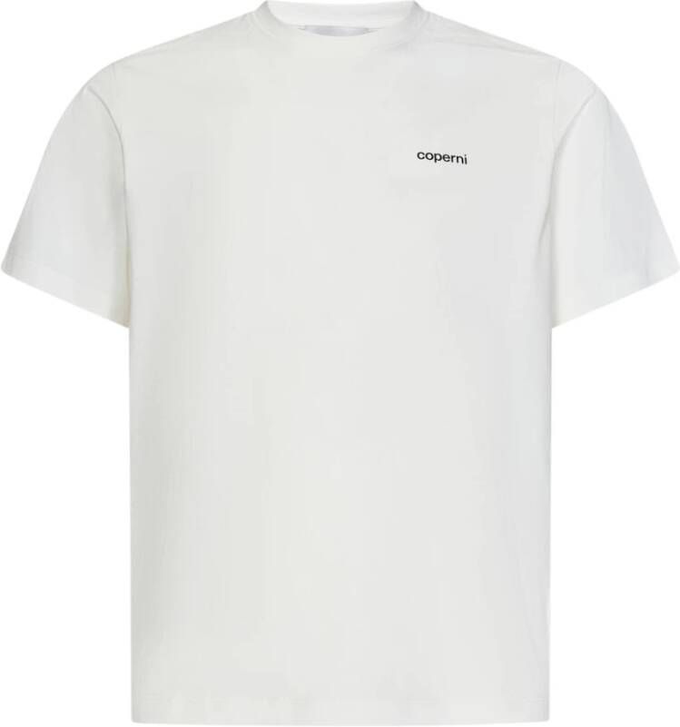 Coperni Witte Rib T-shirts en Polos Wit Heren