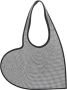 Coperni Zwarte Hartvormige Strass Handtas Zwart Dames - Thumbnail 1