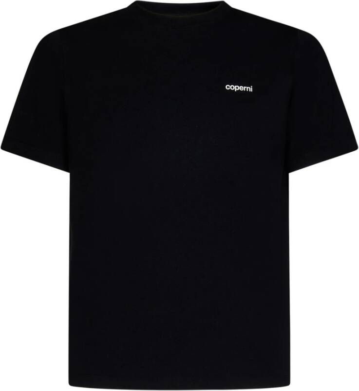 Coperni Zwarte Ribgebreide T-shirts en Polos Zwart Heren