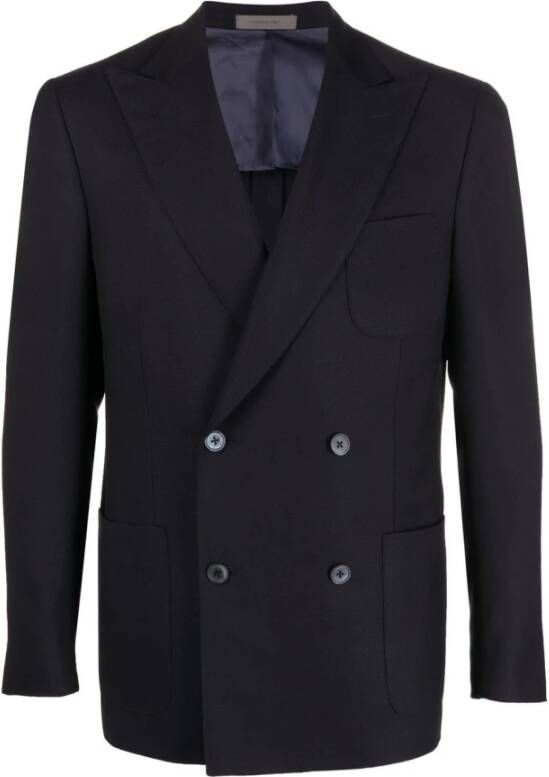 Corneliani Blazer Zwart Heren